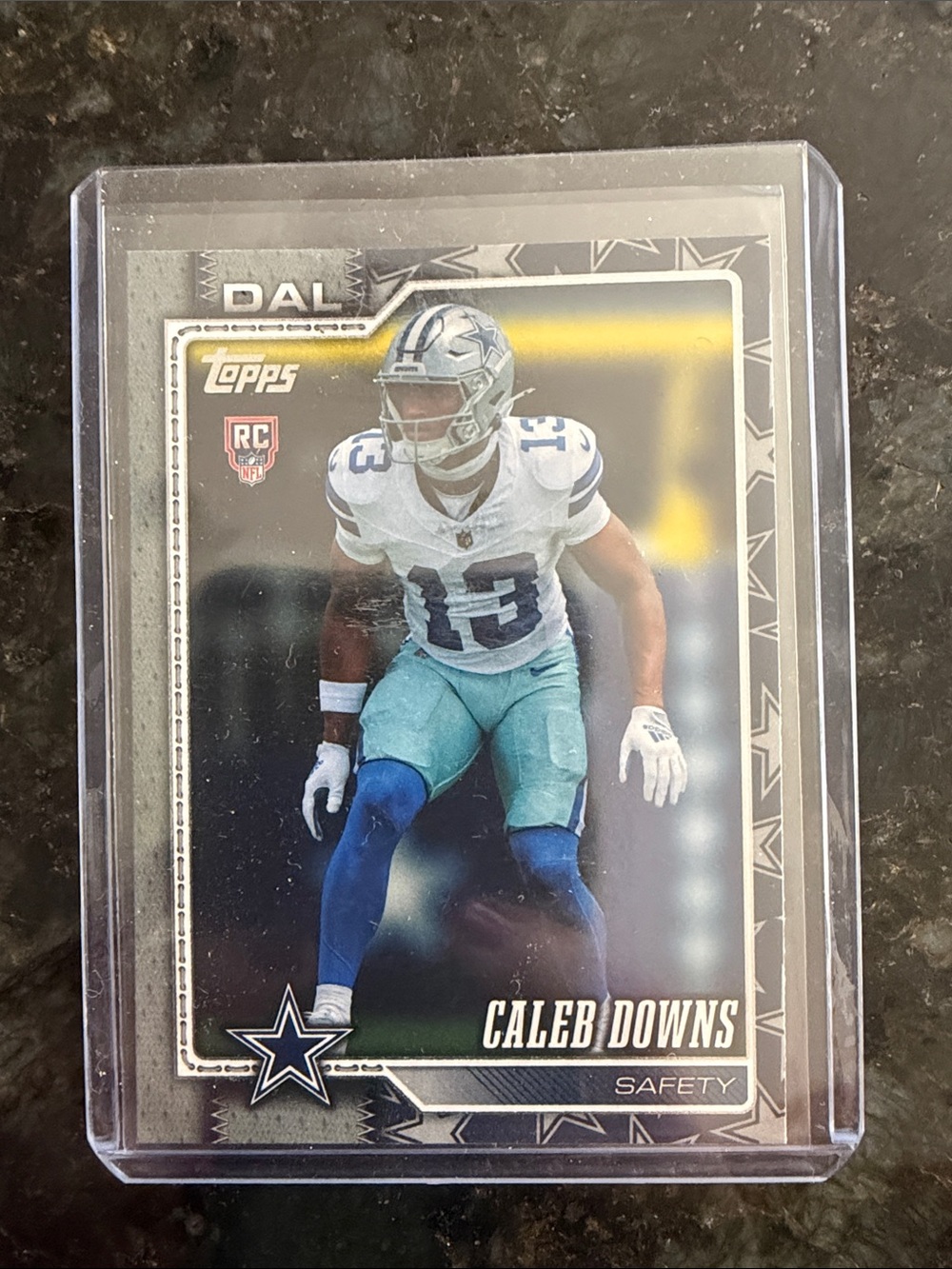 Caleb downs safety topps card